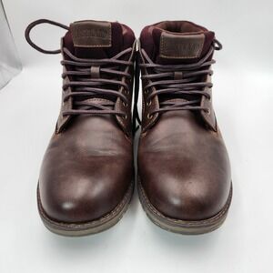 Eastland Finn 7388-12 Men US 12D Chukkas Brown Synthetic Plain Toe Lace Up Boots